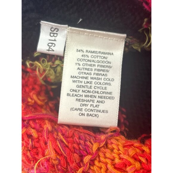 Handmade Susan Bristol Flower Knit Sweater | Bold Cottagecore Statement Cardigan - Picture 10 of 12